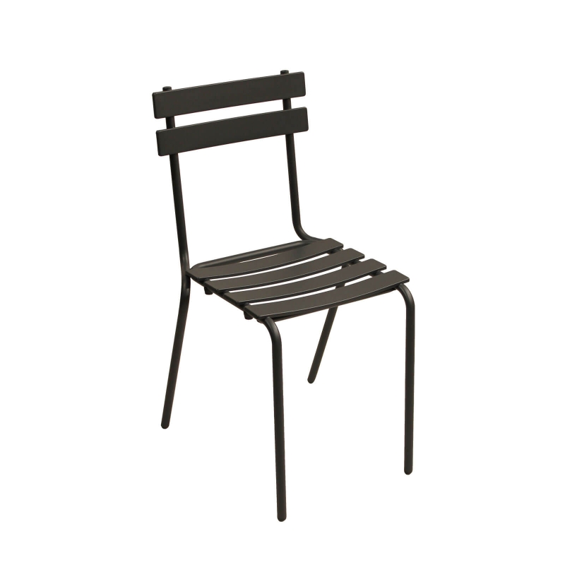 Eden - Chaise de jardin française en métal empilable