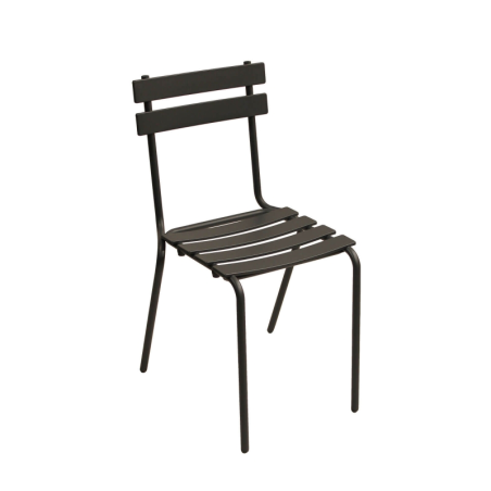 Eden - Chaise de jardin française en métal empilable