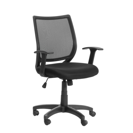 Flex 2 - Chaise de bureau réglable en tissu avec accoudoirs et roulettes