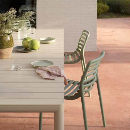Tevere - Table de jardin extensible en polypropylène