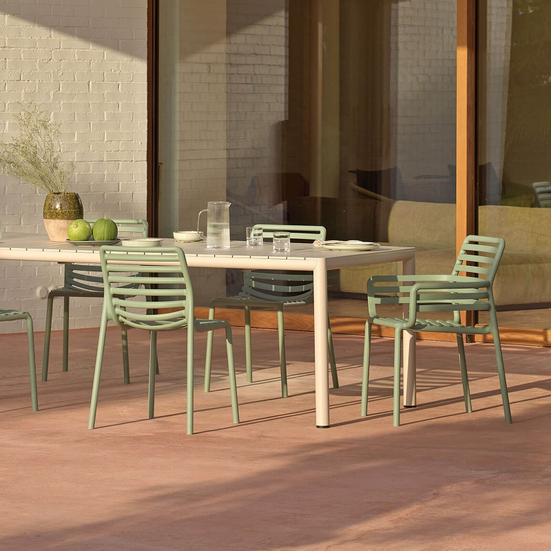 Tevere - Table de jardin extensible en polypropylène