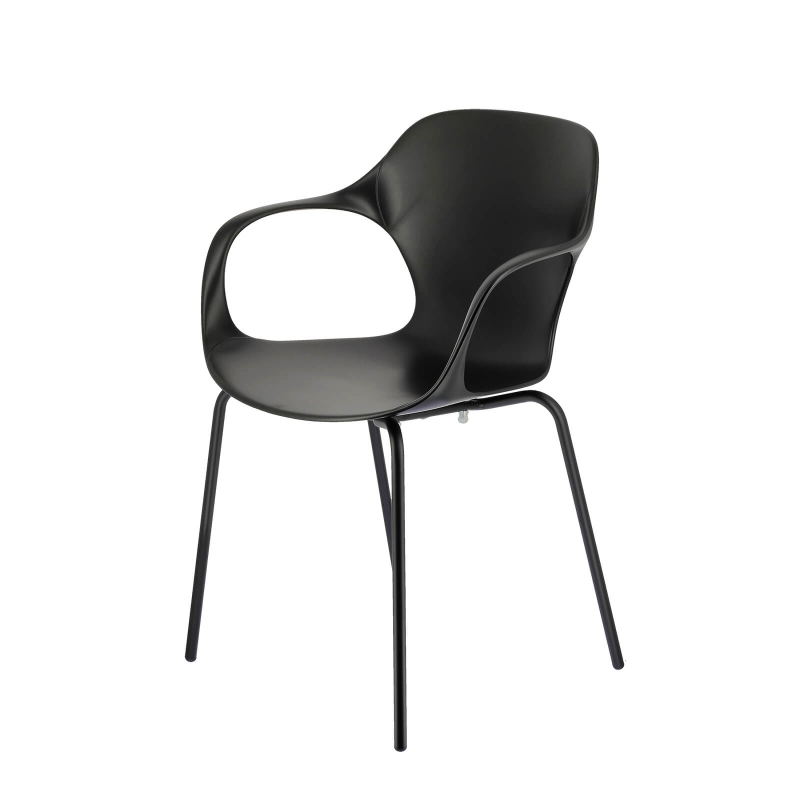 OPS ! Connubia© - Fauteuil design italien empilable en polypropylène avec pieds en métal