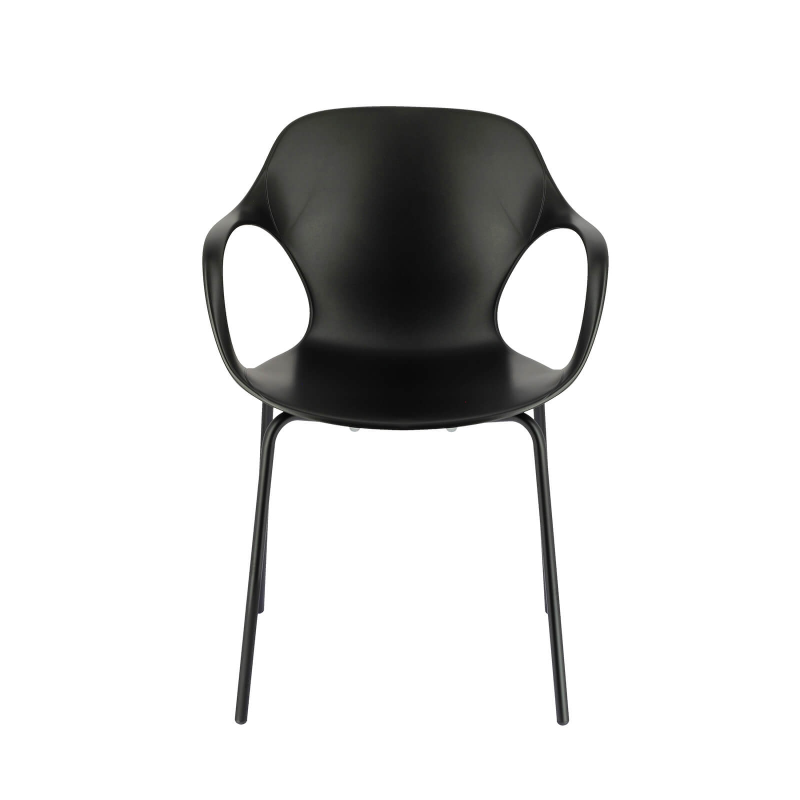 OPS ! Connubia© - Fauteuil design italien empilable en polypropylène avec pieds en métal