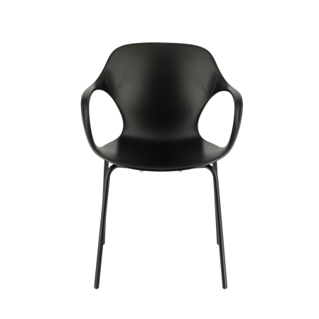 OPS ! Connubia© - Fauteuil design italien empilable en polypropylène avec pieds en métal