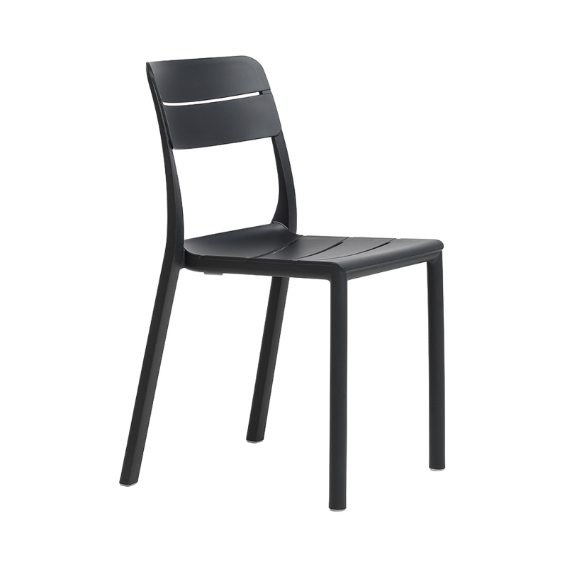 Cassia - Chaise de jardin empilable en polypropylène