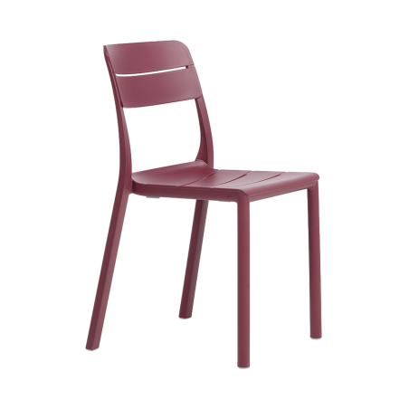 Cassia - Chaise de jardin empilable en polypropylène