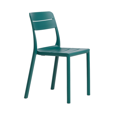 Cassia - Chaise de jardin empilable en polypropylène