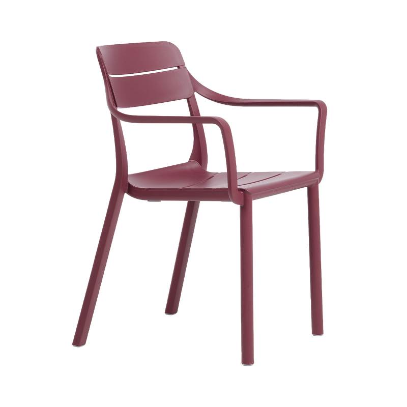 Cassia - Fauteuil de jardin empilable en polypropylène 