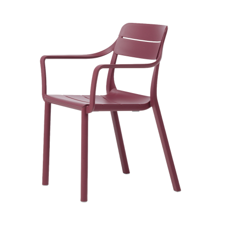 Cassia - Fauteuil de jardin empilable en polypropylène 