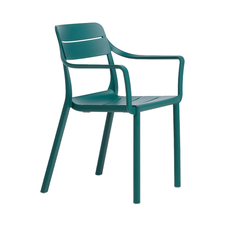 Cassia - Fauteuil de jardin empilable en polypropylène 