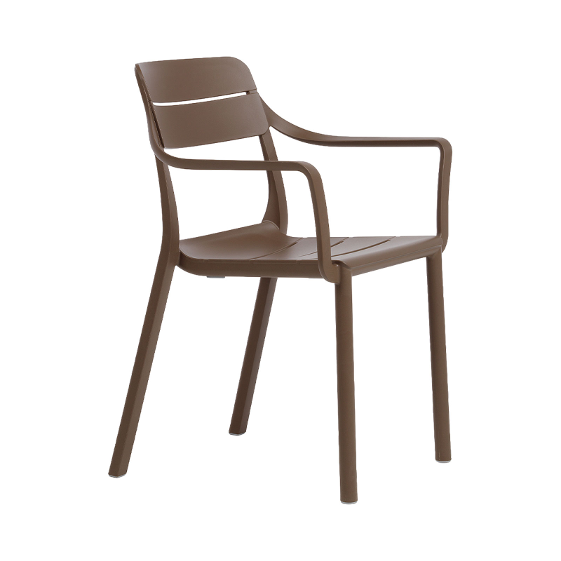 Cassia - Fauteuil de jardin empilable en polypropylène 