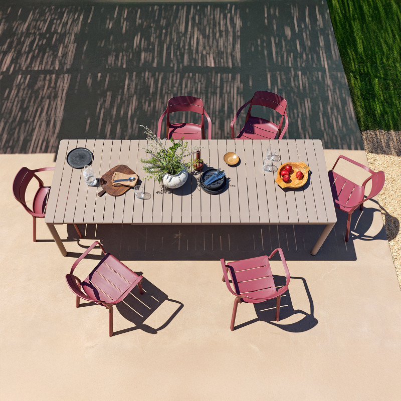 Cassia - Fauteuil de jardin empilable en polypropylène 