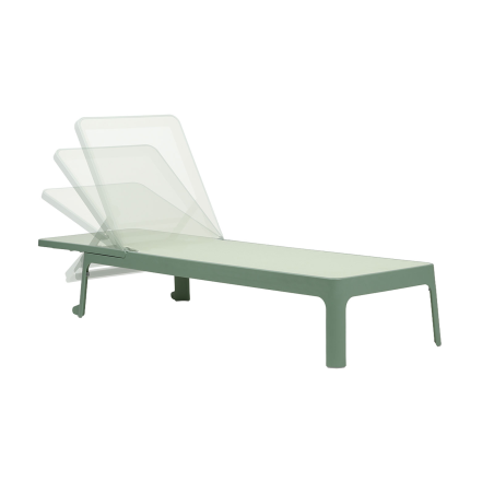 Plano - Chaise longue de jardin empilable