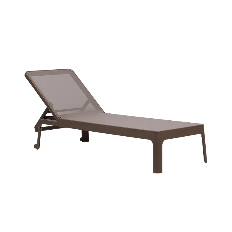 Plano - Chaise longue de jardin empilable