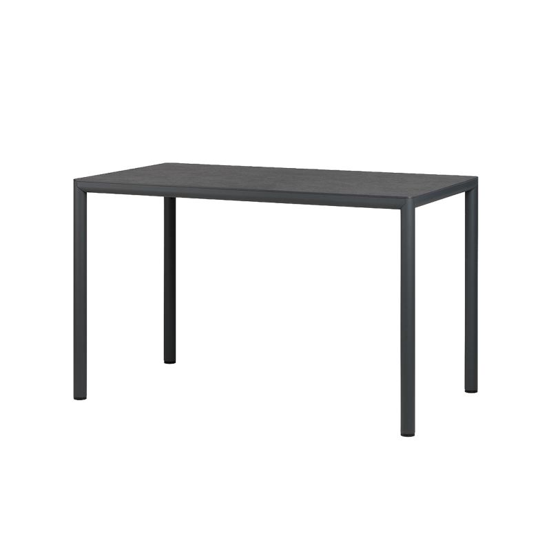 Table de jardin rectangulaire en stratifié avec pieds en aluminium - Piave