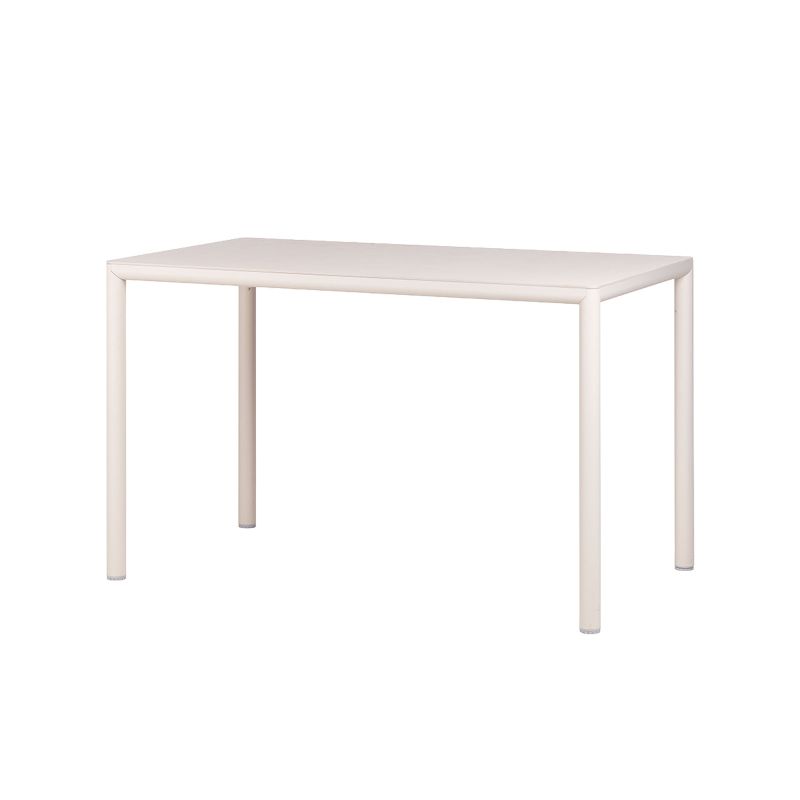 Table de jardin rectangulaire en stratifié avec pieds en aluminium - Piave