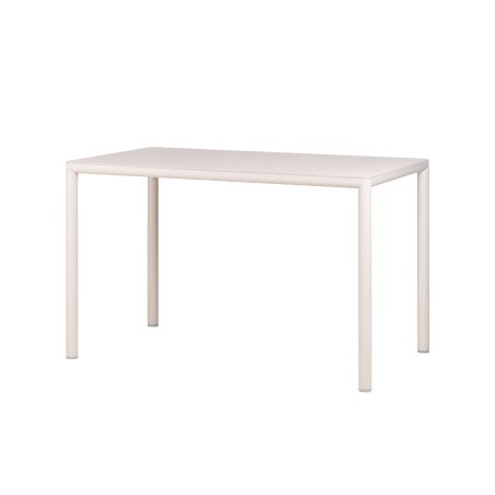 Table de jardin rectangulaire en stratifié avec pieds en aluminium - Piave