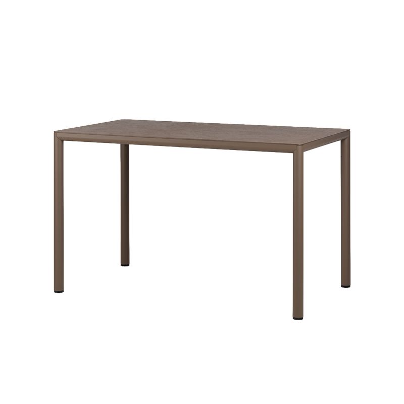 Table de jardin rectangulaire en stratifié avec pieds en aluminium - Piave