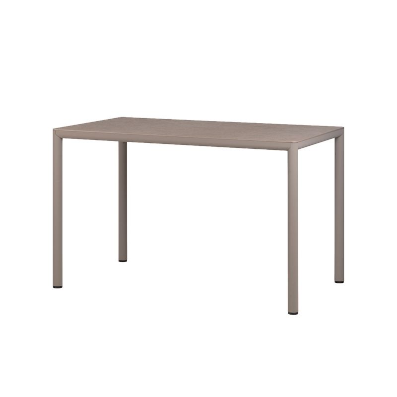 Table de jardin rectangulaire en stratifié avec pieds en aluminium - Piave