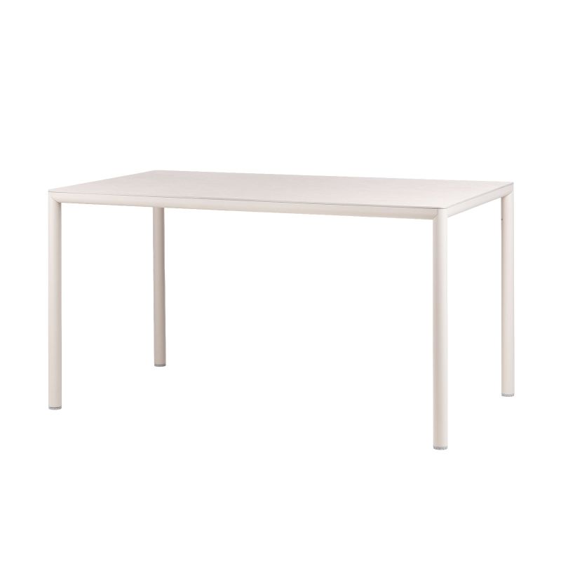 Table de jardin rectangulaire en stratifié avec pieds en aluminium - Piave