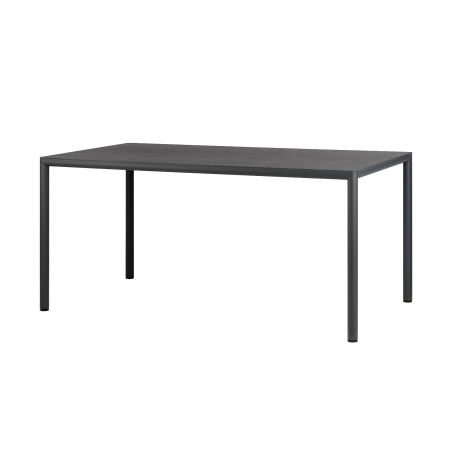 Table de jardin rectangulaire en stratifié avec pieds en aluminium - Piave