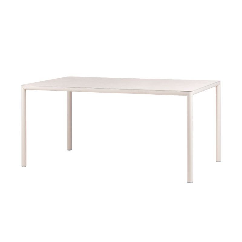 Table de jardin rectangulaire en stratifié avec pieds en aluminium - Piave