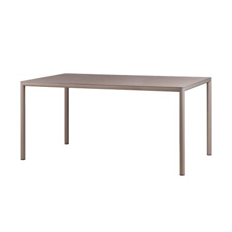 Table de jardin rectangulaire en stratifié avec pieds en aluminium - Piave