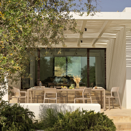 Trill bistrot - Chaise de jardin empilable en polypropylène