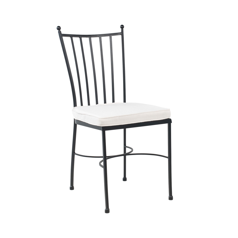 Venecia - Chaise d'intérieur style provençal en acier