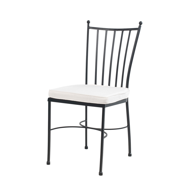 Venecia - Chaise d'intérieur style provençal en acier