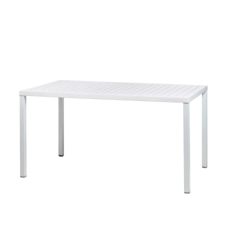 Cube - Table de jardin rectangulaire réglable en hauteur fabriquée en Italie