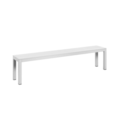 Rio Bench Alu - Banc de jardin en aluminium peint fabriqué en Italie