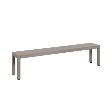 Rio Bench Alu - Banc de jardin en aluminium peint fabriqué en Italie