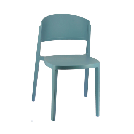 Abuela - Chaise de terrasse moderne empilable en technopolymère