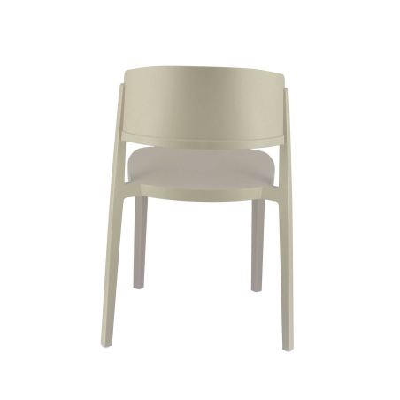 Abuela - Chaise moderne empilable en technopolymère