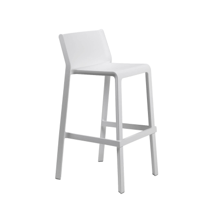 Trill stool - Tabouret de bar moderne empilable en polypropylène