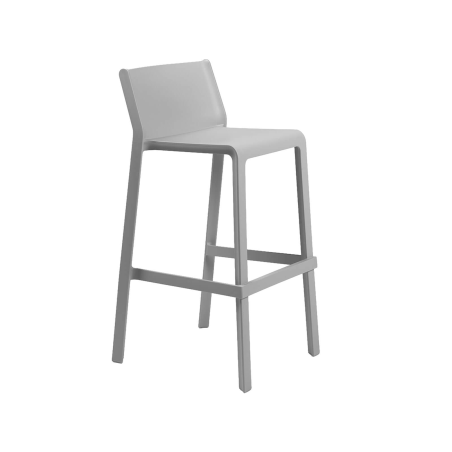 Trill stool - Tabouret de bar moderne empilable en polypropylène