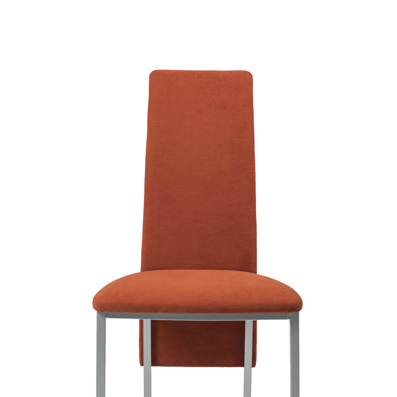 Elyn - Chaise de séjour contemporaine tissu et pieds métal