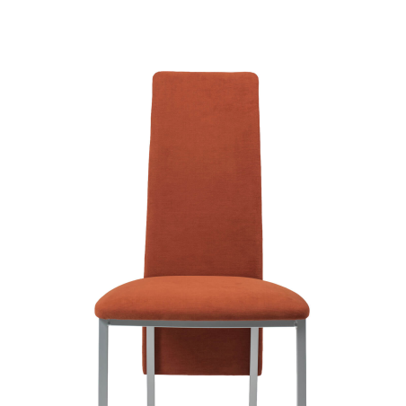 Elyn - Chaise de séjour contemporaine tissu et pieds métal