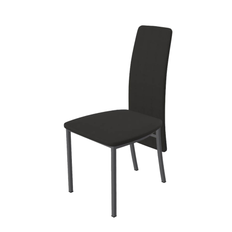 Elyn - Chaise de séjour contemporaine tissu et pieds métal