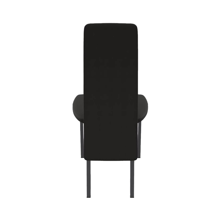 Elyn - Chaise de séjour contemporaine tissu et pieds métal