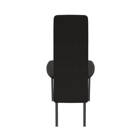 Elyn - Chaise de séjour contemporaine tissu et pieds métal