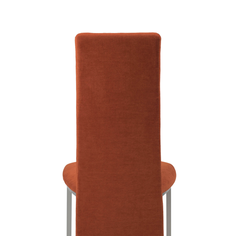 Elyn - Chaise de séjour contemporaine tissu et pieds métal