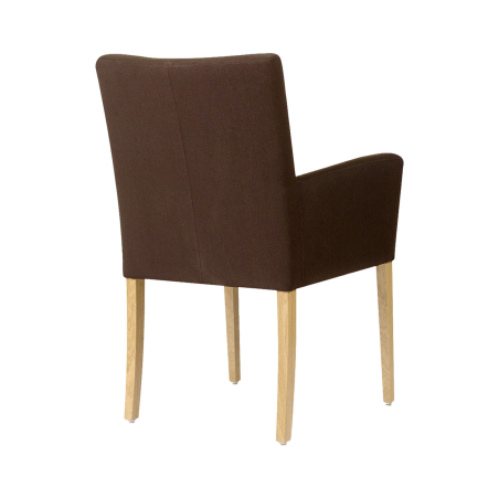 Carré Mobitec® - Fauteuil de salon contemporain en bois et tissu