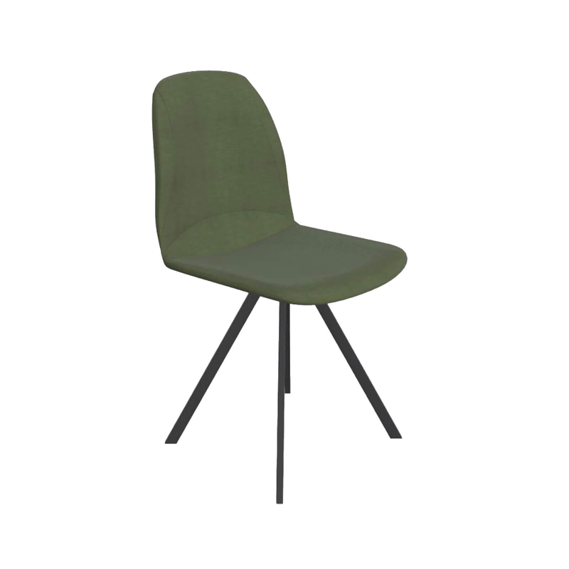 Girona - Chaise pivotante en tissu