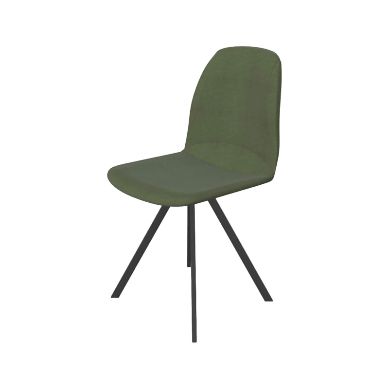 Girona - Chaise pivotante en tissu