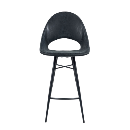 Isidore - Tabouret snack design avec coque ajourée