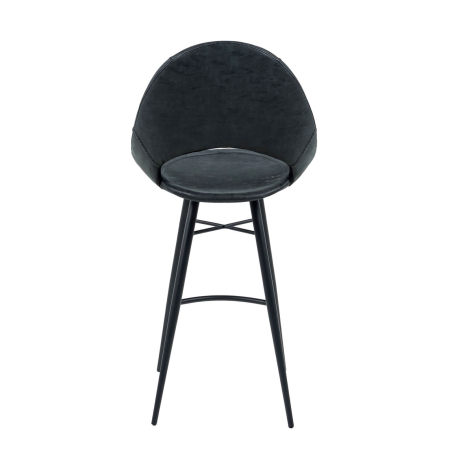 Isidore - Tabouret snack design avec coque ajourée