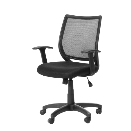 Flex 2 - Chaise de bureau réglable en tissu avec accoudoirs et roulettes