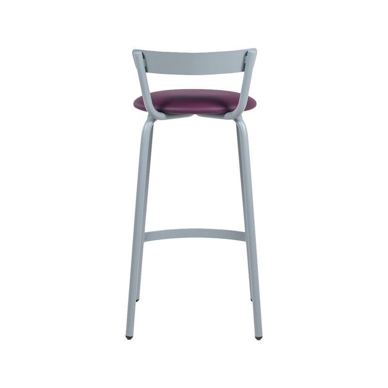 Xoxo Carrier® - Tabouret snack fabriqué en France structure en métal et assise rembourrée
